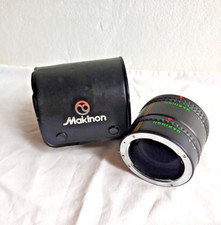 MAKINON 2X CONVERTER,  DUE OBIETTIVI, DUPLICATORE FOCALE, CUSTODIA ORIGINALE
