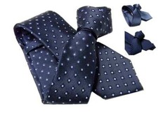 Cravatta nera con disegni