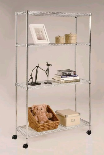 Scaffale cromato mod - scaffale,
