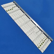 12pz Strisce LED per Panasonic TX-48AX630B TX-48AX630E TX-48AXW634 TX-48AS640B