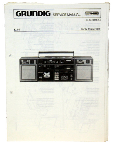 Grundig manuale servizio - grundig,