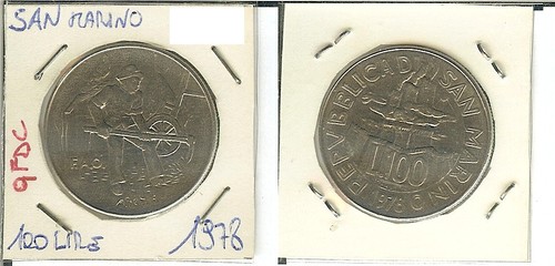 San marino 100 lire 1978 - marino:,