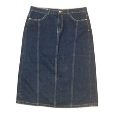 Gonna midi ZARA denim lavaggio