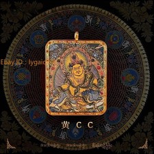 Ciondolo Thangka dipinto a