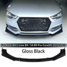 PER 15-19 AUDI A4 B9 S-LINE S4 B9 SPOILER LAMA SOTTO PARAURTI ANTERIORE SPLITTER