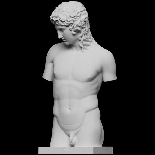Statua scultura torso eros - statua,