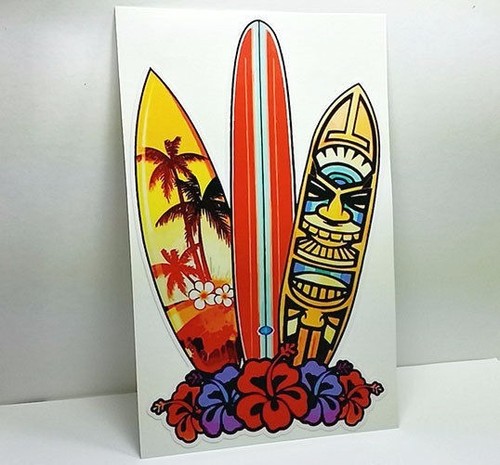 Surf board decal adesivo in - /,