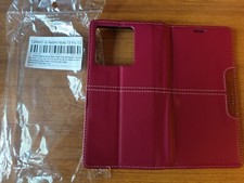 Cover Custodia a portafoglio xiaomi redmi note 13 5g rosso tessere