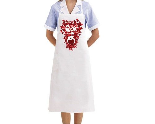 Grembiule bianco cucina - grembiule,