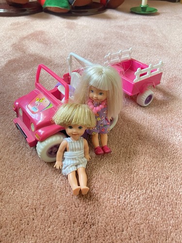 Barbie sorellina jeep - sorellina,