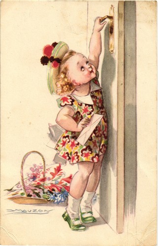 Mauzan art deco bambina - art,