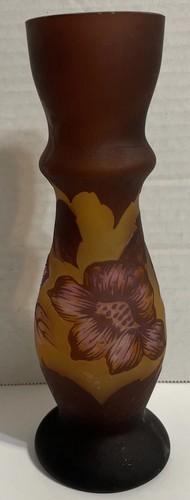Vaso emile galle inciso - emile, viola