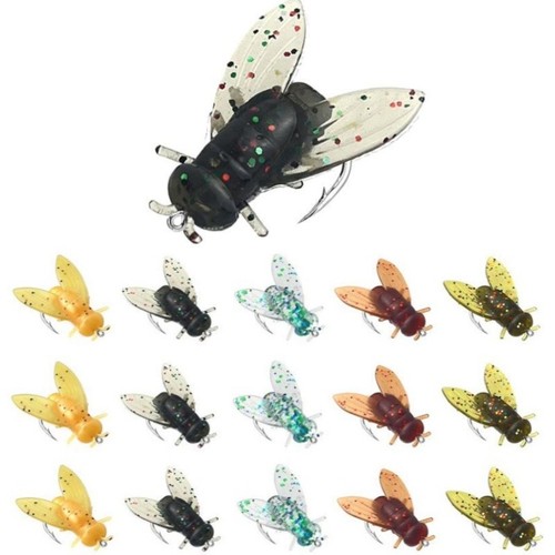 50pcs esche pesca - da,