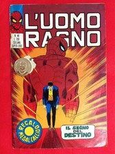 L'UOMO RAGNO N.44 CORNO 23/12/1971 RARO CON MEDALCALCIO DI ANGELO SORMANI NAPOLI