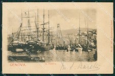 Genova Città Barche cartolina