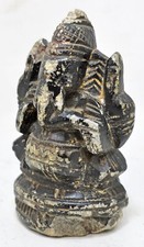 Antico Pietra Nera Dio Ganesha