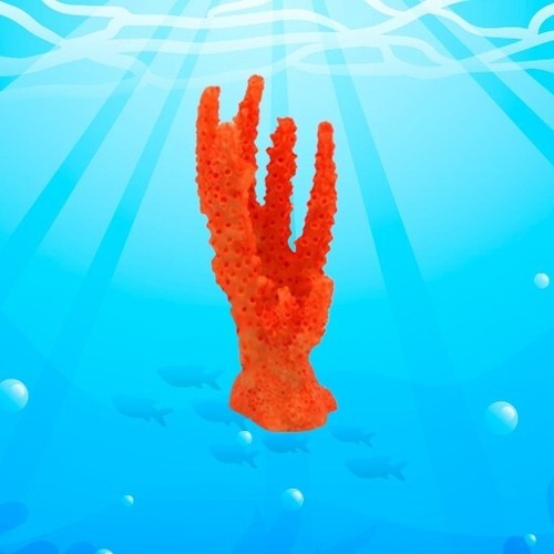 Corallo finto resina 7cm - corallo,