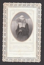 Sœur Fille de la Charité - Letaille - Image pieuse dentelle - Canivet F100