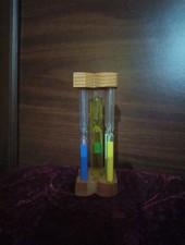 Clessidra In Legno E Vetro ?? Usato Buone Condizioni.