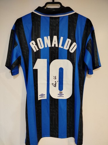 Maglia ronaldo nazario firmata - maglia,