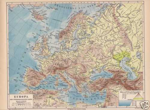 Europa flüsse gebirge - flüsse,