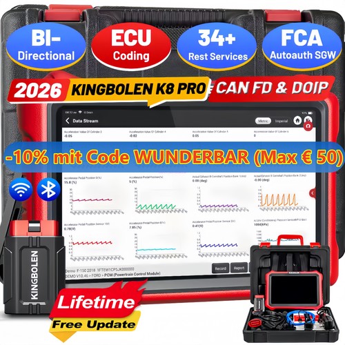 2026 pro obd2 dispositivo - k8,
