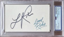 Scheda indice autografo