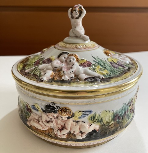 Ciotola vintage capodimonte - ciotola,
