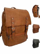 Zaino per Uomo Grande Molto capiente Borsa Per Pc da Viaggio Comodo Casual pelle