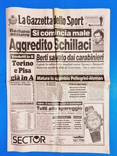GAZZETTA DELLO SPORT 7 MAGGIO 1990 TORINO E PISA PROMOSSE IN SERIE A - SCHILLACI