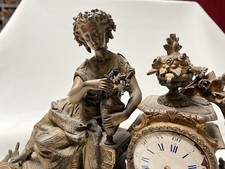 Orologio da tavolo - mobile in bronzo stile antico 900.