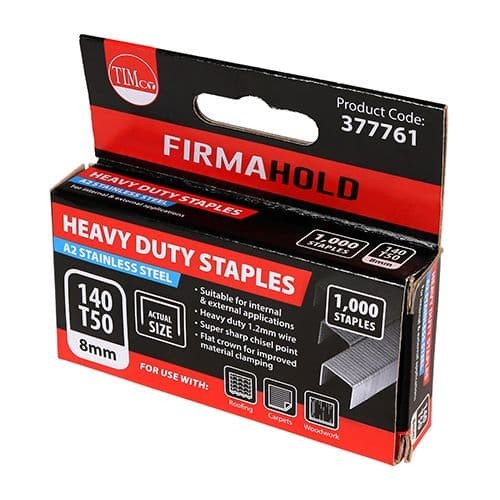 Timco graffette resistenti - graffette, 8mm