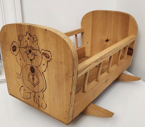 Bambola vintage legno fatta - vintage,