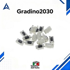 10x Pulsanti Tattili SMD 3x6x3.5mm Micro Switch per Arduino PCB Elettronica