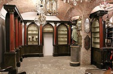 ARREDO DA FARMACIA EPOCA XVIII SECOLO / FARMACIA ANTICA / BOISERIE LEGNO '700