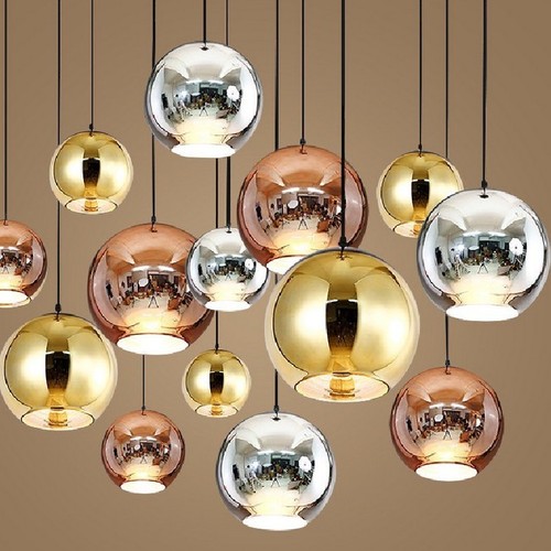 Lampadario sfera placcato - a,