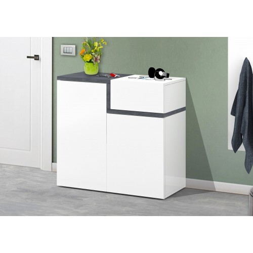 Scarpiera ingresso bianco e - ingresso,