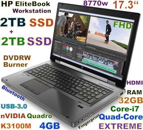 Workstation 8760w 3 - hp, 17.3