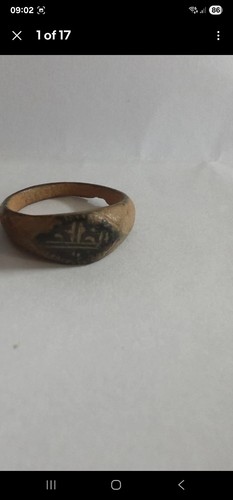 Anello sigillo kufic con - anello,