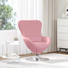 Poltrona uovo rosa velluto - uovo,