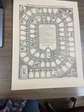 Gioco dell'oca vintage stampa
