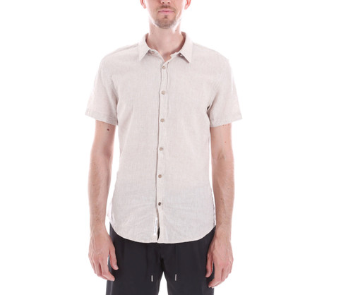 Camicia misto lino mezza
