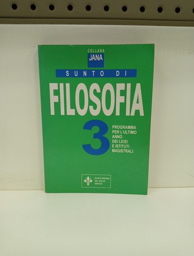Sunto filosofia terzo - filosofia,
