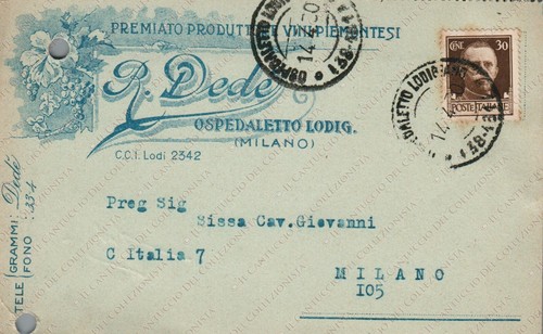 1930 dede premiato - r.,