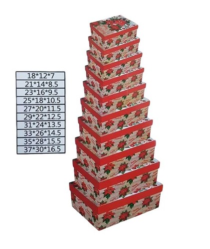 Set pezzi scatole box - x,