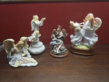 4 statuine angelo in resina