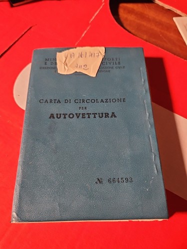 Autobianchi a112 berlina - a112, carta