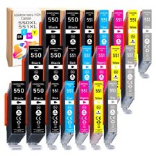 21 cartucce per Canon Pixma iP8750 MG6350 7150 7550 PGI550 CLI551 XL grigio