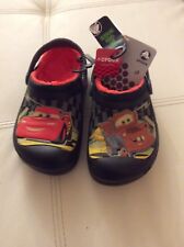 Scarpe bambino marca Crocs nuove sabot pelliccia linea Cars n.35