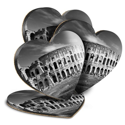 Sottobicchieri cuore mdf - sottobicchieri,
